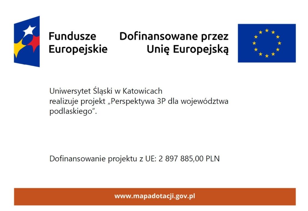 Obraz przedstawia logo funduszy europejskich oraz logo unii europejskiej, kwotę dofinansowania projektu oraz jego nazwę